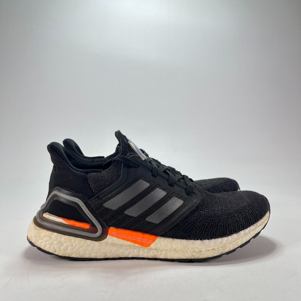 adidas Ultraboost 20 NASA Core Black Carbon Running Shoes FZ0174 Women's Size 8